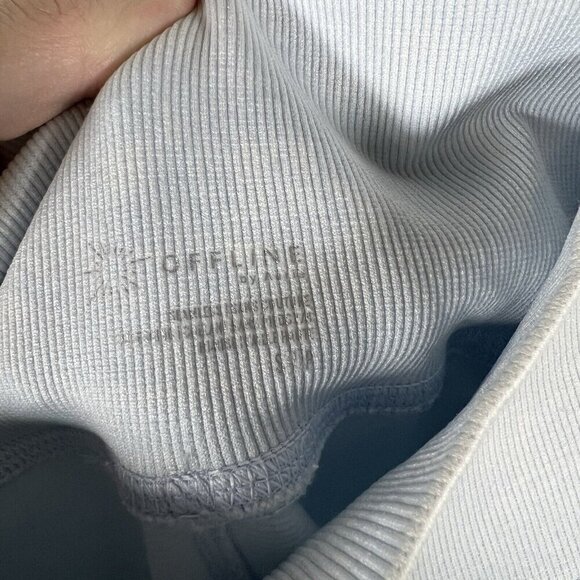 Offline Aerie Women's Size Small Light Blue Seamless High Waisted Legging Active - Picture 6 of 8